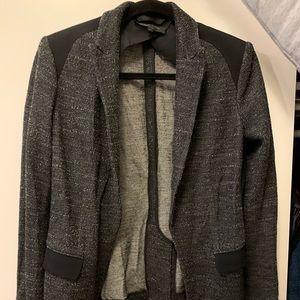 Rag and bone black and gray blazer
